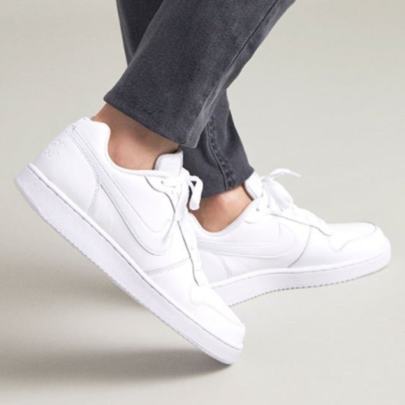 Nike Shoes - NWB Sz 6 Women's Nike Ebernon Low school Sneakers dress shoes WHITE AQ179 100